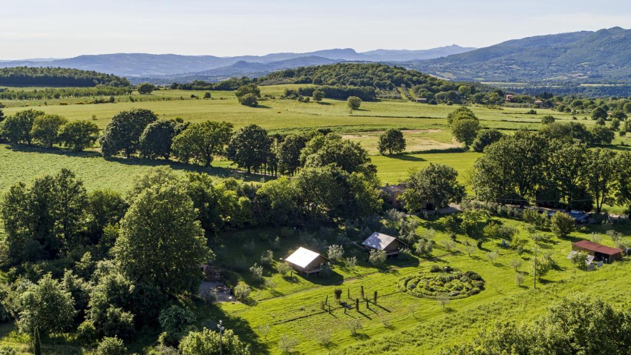 סוראנו Glamping In Toscana, Luxury Tents In Agriturismo Biologico מראה חיצוני תמונה