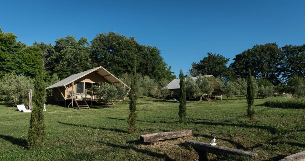 סוראנו Glamping In Toscana, Luxury Tents In Agriturismo Biologico מראה חיצוני תמונה