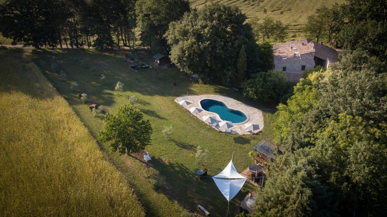 סוראנו Glamping In Toscana, Luxury Tents In Agriturismo Biologico מראה חיצוני תמונה