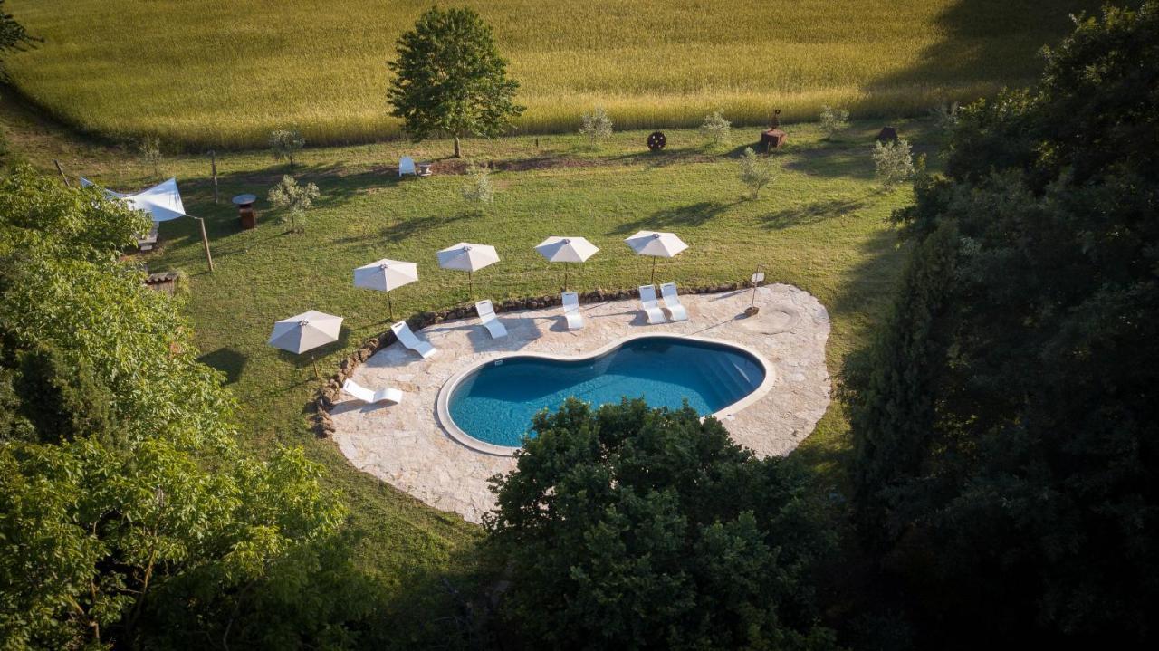 סוראנו Glamping In Toscana, Luxury Tents In Agriturismo Biologico מראה חיצוני תמונה