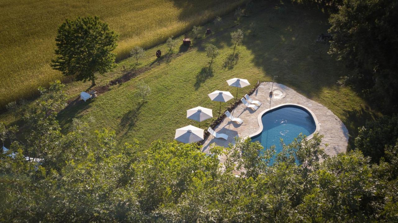 סוראנו Glamping In Toscana, Luxury Tents In Agriturismo Biologico מראה חיצוני תמונה