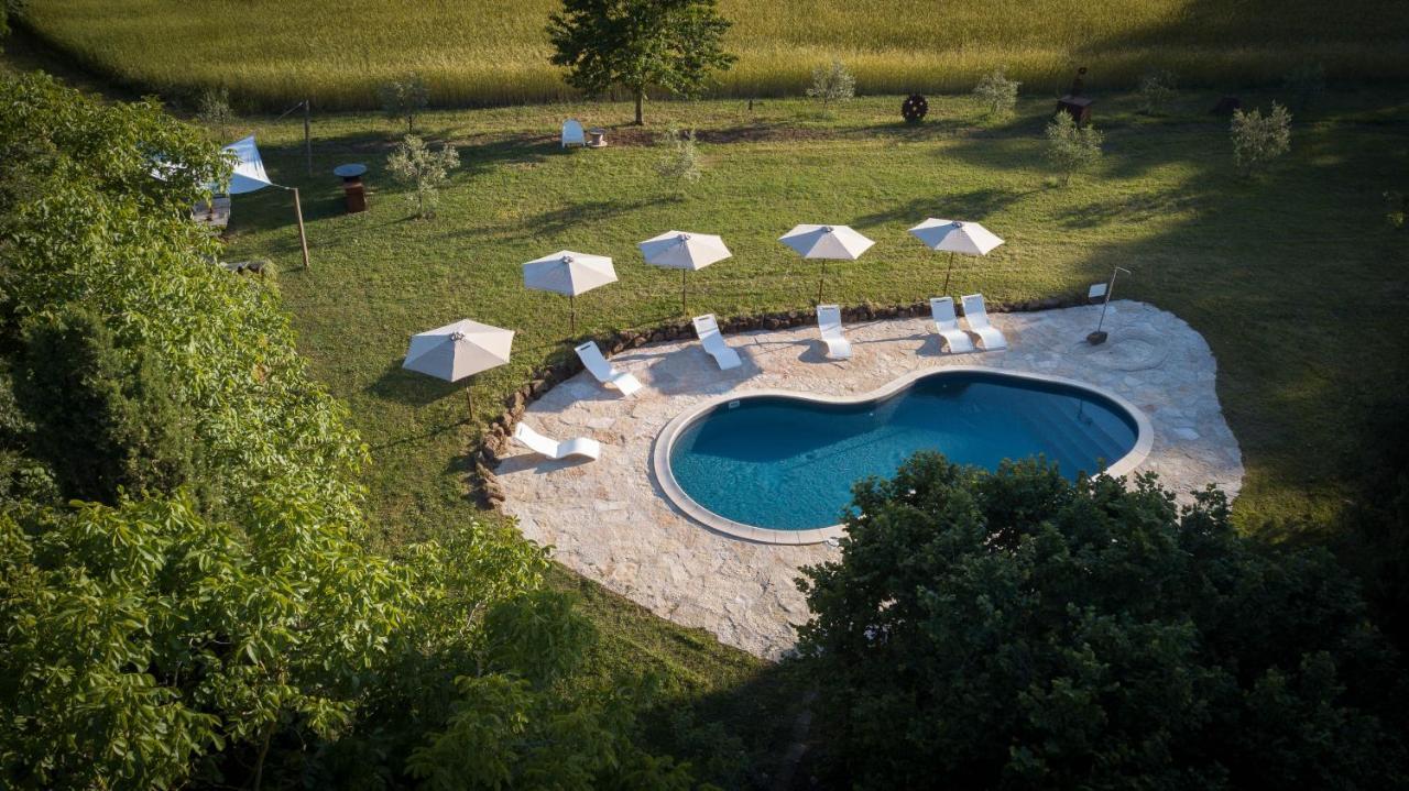 סוראנו Glamping In Toscana, Luxury Tents In Agriturismo Biologico מראה חיצוני תמונה