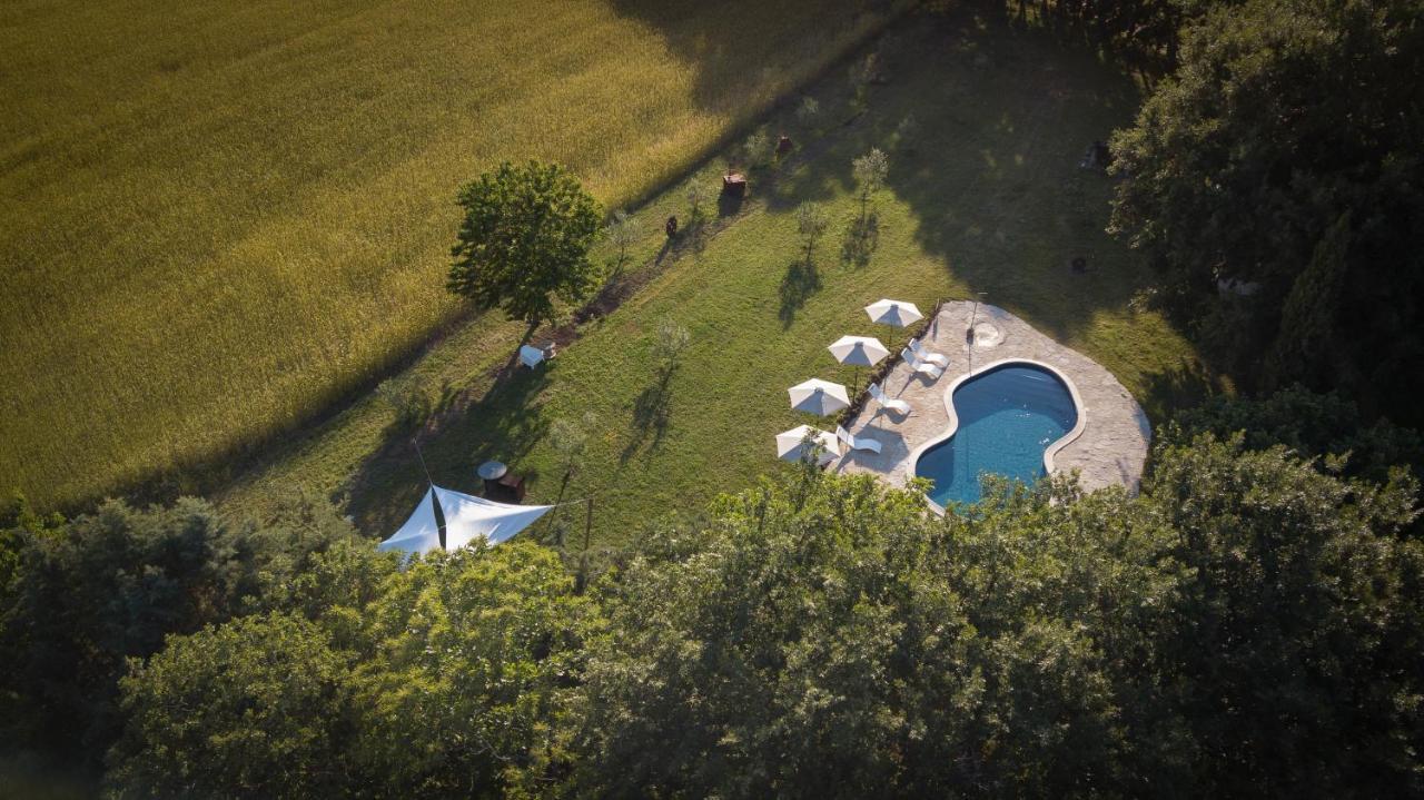 סוראנו Glamping In Toscana, Luxury Tents In Agriturismo Biologico מראה חיצוני תמונה